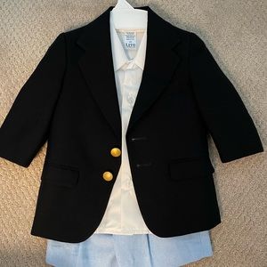 Lands end toddler navy blazer